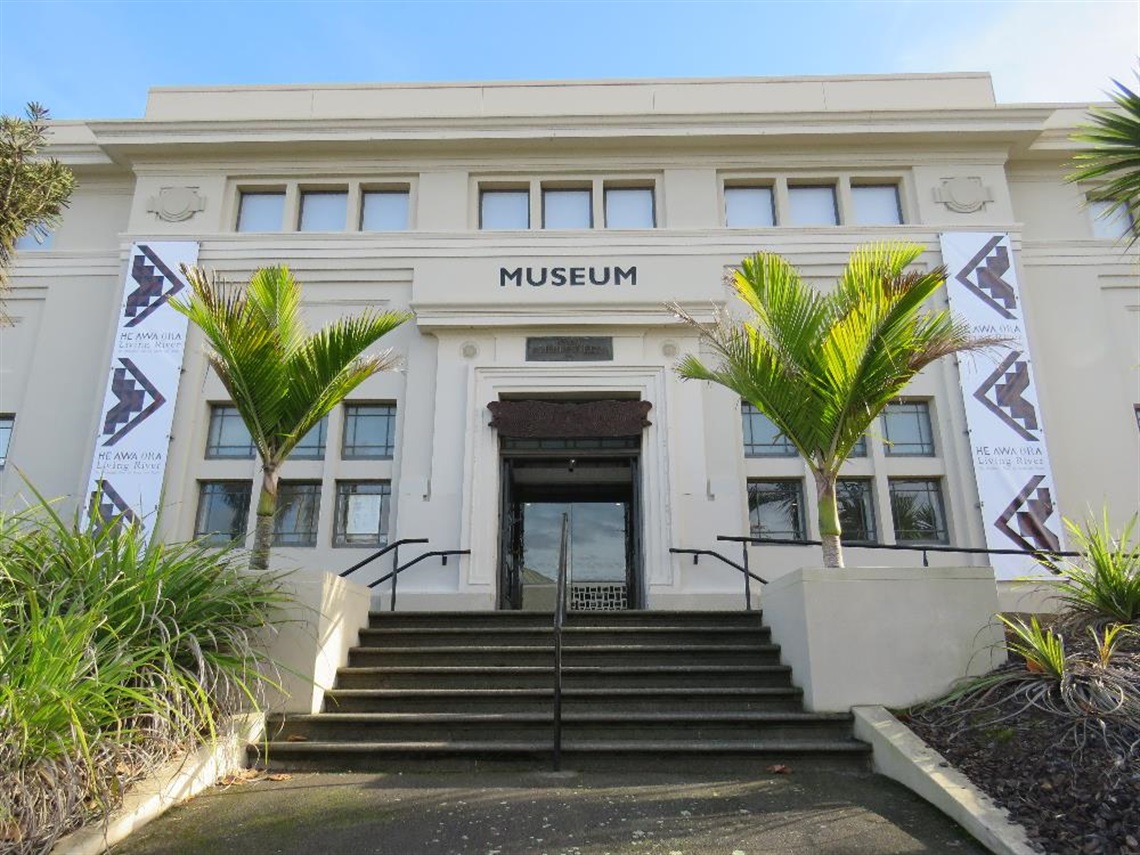 An image of the entrance to Whanganui Regional Museum December 2024