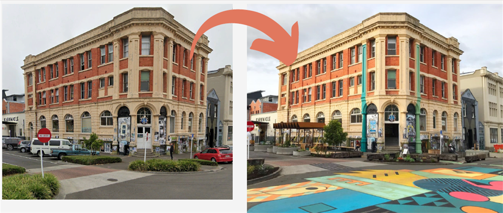 Image of changes at Drews Ave