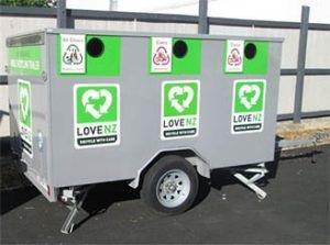 Image of recycling trailer